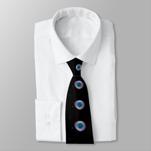 M57 Ring Nebula Necktie Stropdas (Gebonden)