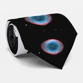 M57 Ring Nebula Necktie Stropdas (Opgerold)