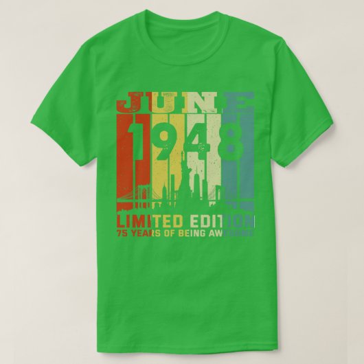M602 Juni 1948 Limited Edition 75 jaar een T-shirt (Design voorkant)