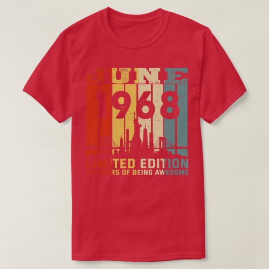 M602 Juni 1968 Limited Edition 55 jaar een T-shirt (Design voorkant)