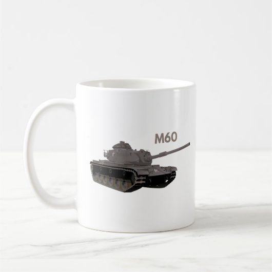 M60 American Battle Tank Koffiemok (Links)