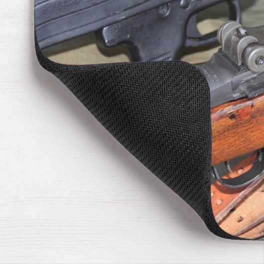 M60 en M14 naast elkaar Mousepad Muismat (Hoek)