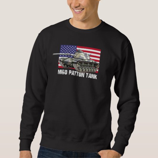 M60 Patton Tank American Usa Vlag (Voorkant)
