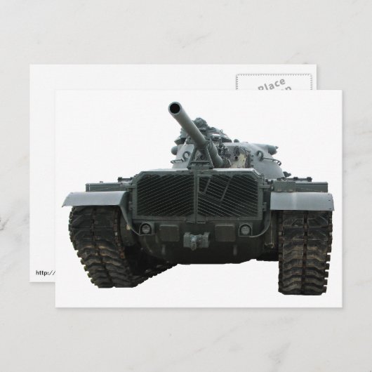 M60 Patton Tank Briefkaart (Voorkant / Achterkant)