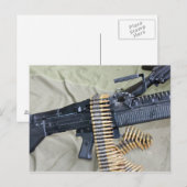 M60-Pistool & gordel Briefkaart (Voorkant / Achterkant)