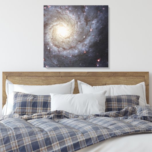 M74 Galaxy Canvas Afdruk (Insitu (Slaapkamer))