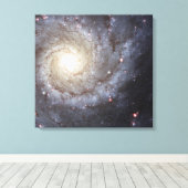 M74 Galaxy Canvas Afdruk (Insitu (Houten vloer))