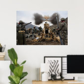M777 Howitzer Poster (Thuiskantoor)