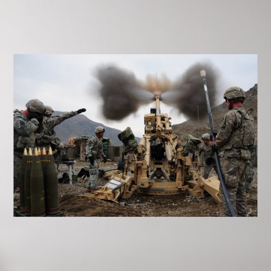 M777 Howitzer Poster (Voorkant)