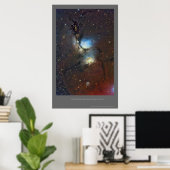 M78 Reflection Nebula in Orion Poster (Thuiskantoor)