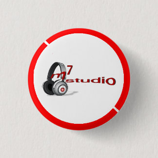 m7studio nieuwe logo-knop ronde button 3,2 cm