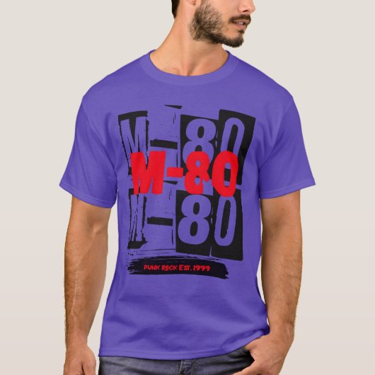 M80 Punk Band M80 Punk vriend T-shirt (Voorkant)