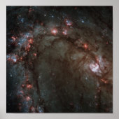 M83 Spiral Galaxy NASA Poster (Voorkant)