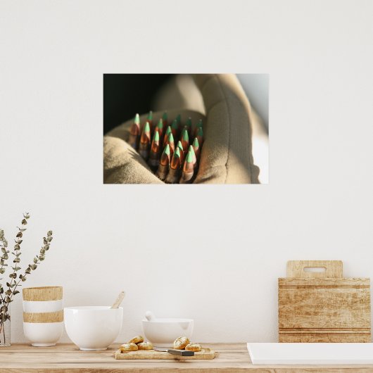 M855 5,56 mm poster (Keuken)