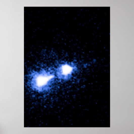 M87 Nucleus en Bright Knot Poster (Voorkant)