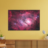 M8, De lagunevel in Boogschutter Canvas Afdruk (Insitu (Woonkamer))