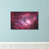 M8, De lagunevel in Boogschutter Canvas Afdruk (Insitu (Houten vloer))