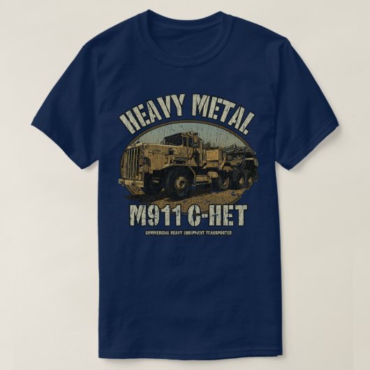 M911 CHET Heavy Metal 1977 T-shirt (Design voorkant)