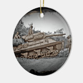 M-10 Tank oestroyer WWII Keramisch Ornament (Links)
