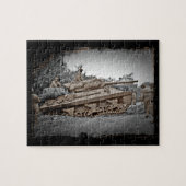 M-10 Tank oestroyer WWII Legpuzzel (Horizontaal)