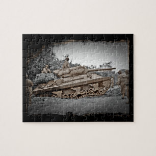 M-10 Tank oestroyer WWII Legpuzzel