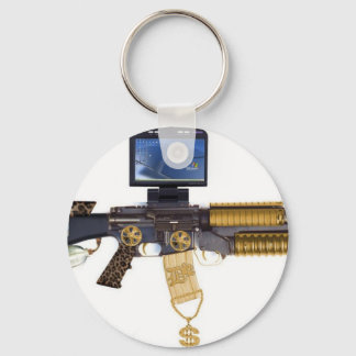 M-16 uitgevuld sleutelhanger