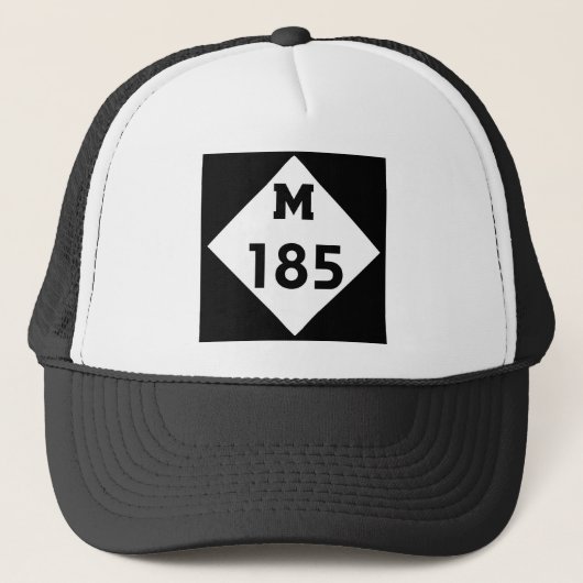 M-185   Mackinac Island Michigan Highway Trucker Pet (Voorkant)
