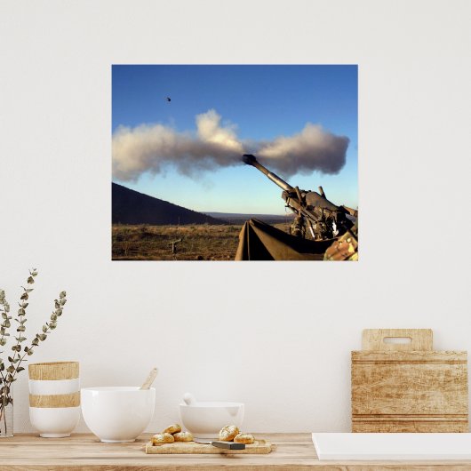 M-198 Howitzer Poster (Keuken)