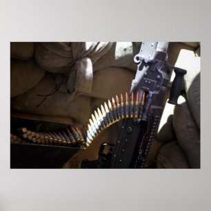 M-240 Machinegeweer Poster