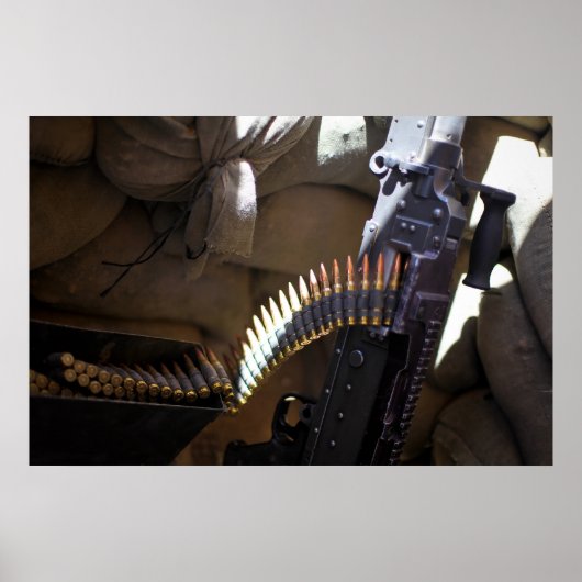 M-240 Machinegeweer Poster (Voorkant)