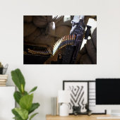 M-240 Machinegeweer Poster (Thuiskantoor)