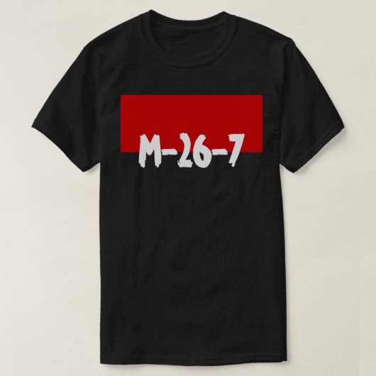 M-26-7 T-SHIRT (Design voorkant)