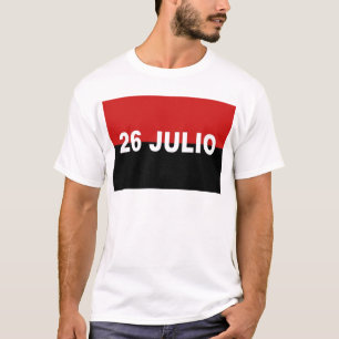 M-26-7 vlag - Bandera del Movimiento 26 de Julio. T-shirt