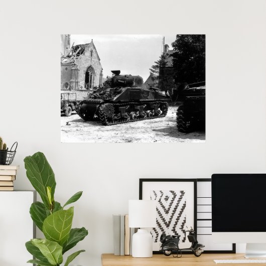M-4 Sherman Poster (Thuiskantoor)