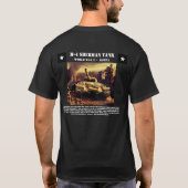 M-4 Sherman Tank T-shirt (Achterkant)