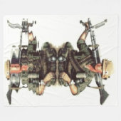 M-60 IN VIETNAM FLEECE DEKEN (Voorkant (Horizontaal))