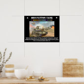 M-60 Patton Tank Poster (Keuken)