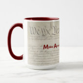 M A C A - Maak Amerika Weer Constitutioneel! Mok (Links)