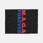 M.a.g.a. Voor altijd Fleece Deken (Voorkant (Horizontaal))