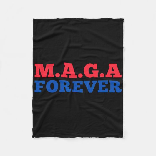 M.a.g.a. Voor altijd Fleece Deken (Voorkant)