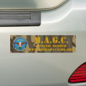 M.A.G.C. OFFICIEEL LID BUMPERSTICKER (Op auto)