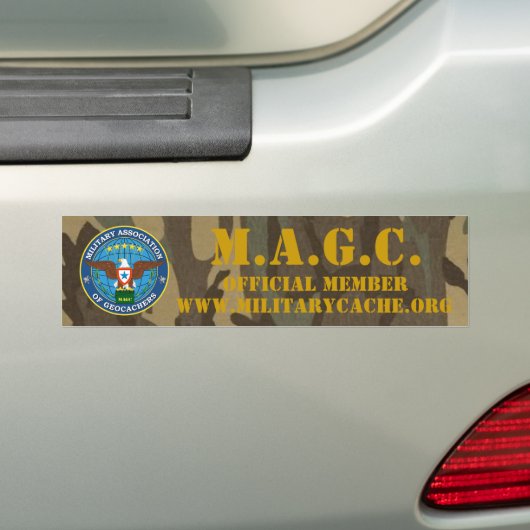 M.A.G.C. OFFICIEEL LID BUMPERSTICKER (Op auto)