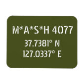 M*A*S*H 4077 Latitude Lengtegraad Magneet (Horizontaal)