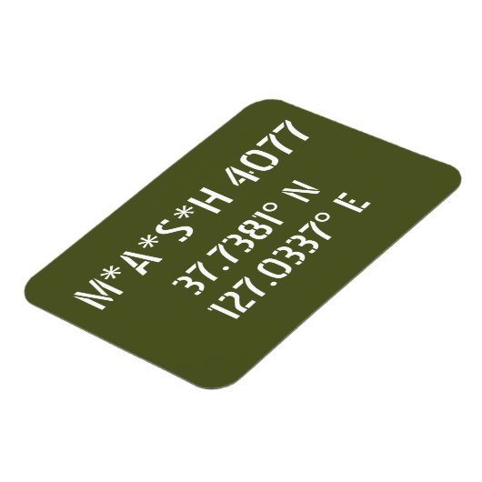 M*A*S*H 4077 Latitude Lengtegraad Magneet (Linkerzijde)