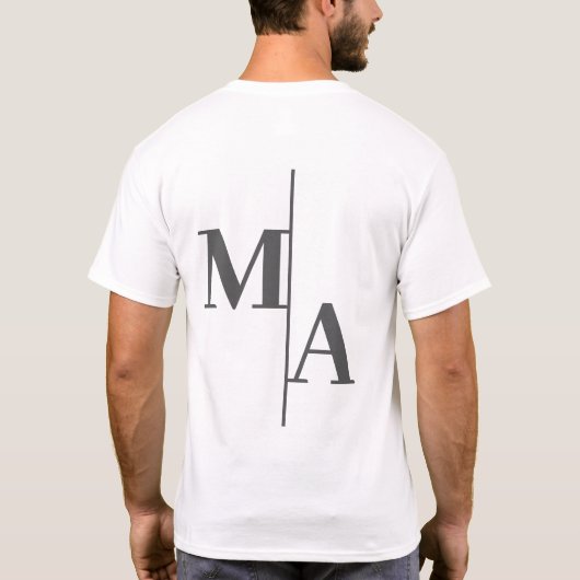 M & A T-SHIRT (Achterkant)