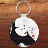 M.A.W.M.S. MOTHERS EN VROUWENMASTERENDE OVERLEVING SLEUTELHANGER (Voorkant)