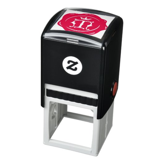 M - Antiek Wax Seal Gotische Kroon Initiaal Letter Zelfinktende Stempel (Product)