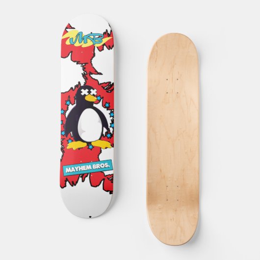 M.B. DE PENGUIN SKATEBOARD (Voorkant)