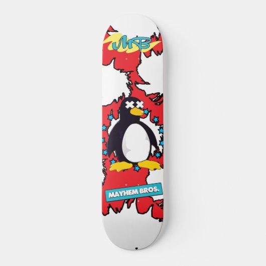 M.B. DE PENGUIN SKATEBOARD (Voorkant)