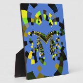 M Blauw Fotoplaat (Zijkant)